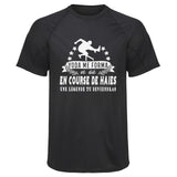 Maillot de Sport Homme Course de Haies Une Legende Tu Deviendras - T-Shirt Respirant Polyester Manches Courtes - Cadeau Sportif Anniversaire Noël Fête des Pères