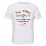 Maillot de Sport Homme pour Un Chef De Service Aussi Genial - T-Shirt Respirant Polyester Manches Courtes - Cadeau Sportif Anniversaire Noël Fête des Pères
