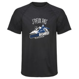 Maillot de Sport Homme Snowboard Jpeux Pas Jpeux Pas - T-Shirt Respirant Polyester Manches Courtes - Cadeau Sportif Anniversaire Noël Fête des Pères