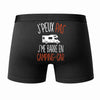 Caleçon J'peux Pas J'Ai Camping-Car - Humour Boxer Coton Idée Cadeau
