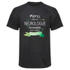 Maillot de Sport Homme pour Merci Neurologue Inoubliable - T-Shirt Respirant Polyester Manches Courtes - Cadeau Sportif Anniversaire Noël Fête des Pères