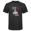 Maillot de Sport Homme Radio Copie Jpeux Pas - T-Shirt Respirant Polyester Manches Courtes - Cadeau Sportif Anniversaire Noël Fête des Pères