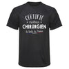 Maillot de Sport Homme Chirurgien - T-Shirt Respirant Polyester Manches Courtes - Cadeau Sportif Anniversaire Noël Fête des Pères