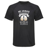 Maillot de Sport Homme Echecs Septuagenaire Homme - T-Shirt Respirant Polyester Manches Courtes - Cadeau Sportif Anniversaire Noël Fête des Pères
