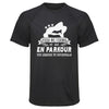 Maillot de Sport Homme Parkour Une Legende Tu Deviendras - T-Shirt Respirant Polyester Manches Courtes - Cadeau Sportif Anniversaire Noël Fête des Pères