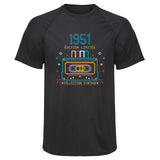 Maillot de Sport Homme 1951 Edition Limitee - T-Shirt Respirant Polyester Manches Courtes - Cadeau Sportif Anniversaire Noël Fête des Pères