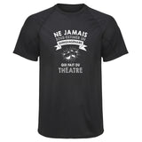 Maillot de Sport Homme Theatre Copie Quinquagenaire Homme - T-Shirt Respirant Polyester Manches Courtes - Cadeau Sportif Anniversaire Noël Fête des Pères