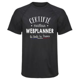 Maillot de Sport Homme Webplanner - T-Shirt Respirant Polyester Manches Courtes - Cadeau Sportif Anniversaire Noël Fête des Pères