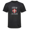 Maillot de Sport Homme Pelote Basque Copie Jpeux Pas - T-Shirt Respirant Polyester Manches Courtes - Cadeau Sportif Anniversaire Noël Fête des Pères