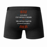 Caleçon Un Elie Aussi génial - Dos - Humour Boxer Coton Motif Métier Idée Cadeau Anniversaire Noël Homme
