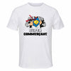 Maillot de Sport Homme Super Commercant - T-Shirt Respirant Polyester Manches Courtes - Cadeau Sportif Anniversaire Noël Fête des Pères