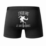 Caleçon J'peux Pas J'Ai Course de Haies - Humour Boxer Coton Idée Cadeau