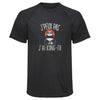 Maillot de Sport Homme Kung-fu Copie Jpeux Pas - T-Shirt Respirant Polyester Manches Courtes - Cadeau Sportif Anniversaire Noël Fête des Pères
