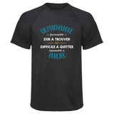Maillot de Sport Homme pour Un Psychologue Formidable Blanc - T-Shirt Respirant Polyester Manches Courtes - Cadeau Sportif Anniversaire Noël Fête des Pères