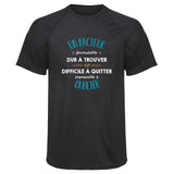 Maillot de Sport Homme pour Un Facteur Formidable Blanc - T-Shirt Respirant Polyester Manches Courtes - Cadeau Sportif Anniversaire Noël Fête des Pères