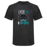 Maillot de Sport Homme E-Sport Copie Jpeux Pas - T-Shirt Respirant Polyester Manches Courtes - Cadeau Sportif Anniversaire Noël Fête des Pères