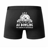 Caleçon Une légende Te Forma Bowling - Dos - Humour Boxer Coton Motif Métier Idée Cadeau Anniversaire Noël Homme