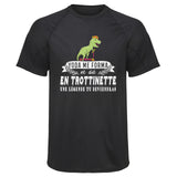 Maillot de Sport Homme Trottinette Une Legende Tu Deviendras - T-Shirt Respirant Polyester Manches Courtes - Cadeau Sportif Anniversaire Noël Fête des Pères