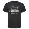 Maillot de Sport Homme Carreleur - T-Shirt Respirant Polyester Manches Courtes - Cadeau Sportif Anniversaire Noël Fête des Pères