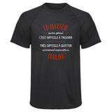 Maillot de Sport Homme pour Un Augustin Aussi Genial - T-Shirt Respirant Polyester Manches Courtes - Cadeau Sportif Anniversaire Noël Fête des Pères
