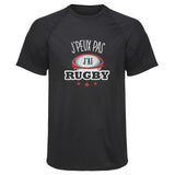 Maillot de Sport Homme Rugby Copie Jpeux Pas - T-Shirt Respirant Polyester Manches Courtes - Cadeau Sportif Anniversaire Noël Fête des Pères