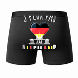 Caleçon J'peux Pas J'Ai Allemand - Humour Boxer Coton Idée Cadeau