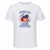 Maillot de Sport Homme Lyonnais J'peux Pas - T-Shirt Respirant Polyester Manches Courtes - Cadeau Sportif Anniversaire Noël Fête des Pères