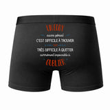 Caleçon Un Eddy Aussi génial - Dos - Humour Boxer Coton Motif Métier Idée Cadeau Anniversaire Noël Homme