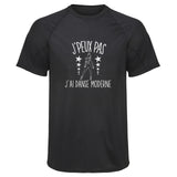Maillot de Sport Homme Danse Moderne Copie Jpeux Pas - T-Shirt Respirant Polyester Manches Courtes - Cadeau Sportif Anniversaire Noël Fête des Pères