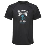 Maillot de Sport Homme Velo Copie Quarantenaire Homme - T-Shirt Respirant Polyester Manches Courtes - Cadeau Sportif Anniversaire Noël Fête des Pères