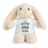 Peluche Lapin Bébé Doudou L'Assistant de Peche de Papa Cadeau Naissance Garçon Nouveau-Né Baby Shower