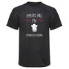 Maillot de Sport Homme Cours de Cuisine Copie Jpeux Pas - T-Shirt Respirant Polyester Manches Courtes - Cadeau Sportif Anniversaire Noël Fête des Pères