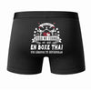 Caleçon Une légende Te Forma Boxe Thai - Dos - Humour Boxer Coton Motif Métier Idée Cadeau Anniversaire Noël Homme