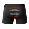 Caleçon Un Informaticien Aussi génial - Dos - Humour Boxer Coton Motif Métier Idée Cadeau Anniversaire Noël Homme