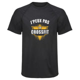 Maillot de Sport Homme Jpeux Pas Crossfit Copie Jpeux Pas - T-Shirt Respirant Polyester Manches Courtes - Cadeau Sportif Anniversaire Noël Fête des Pères