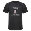 Maillot de Sport Homme Danse Danser Licorne Copie Jpeux Pas - T-Shirt Respirant Polyester Manches Courtes - Cadeau Sportif Anniversaire Noël Fête des Pères