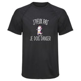 Maillot de Sport Homme Danse Danser Licorne Copie Jpeux Pas - T-Shirt Respirant Polyester Manches Courtes - Cadeau Sportif Anniversaire Noël Fête des Pères