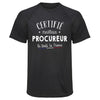 Maillot de Sport Homme Procureur - T-Shirt Respirant Polyester Manches Courtes - Cadeau Sportif Anniversaire Noël Fête des Pères