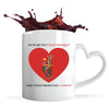 Idée Mug électricien coeur Cadeau Travail Métier Humour Collègue Femme Anniversaire Noël