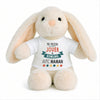 Peluche Lapin Bébé Doudou Ma Mission Bowling avec Maman Cadeau Naissance Nouveau né Fille garçon Baby Shower
