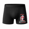 Caleçon Patrice Maître du feu et de la Chipolata Taille L - Face - Humour Boxer Coton Motif Métier Idée Cadeau Anniversaire Noël Homme