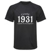 Maillot de Sport Homme 1931 Cuvee Grand Cru - T-Shirt Respirant Polyester Manches Courtes - Cadeau Sportif Anniversaire Noël Fête des Pères