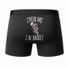 Caleçon J'peux Pas J'Ai Basketball - Humour Boxer Coton Idée Cadeau