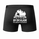 Caleçon Une légende Te Forma Escalade - Dos - Humour Boxer Coton Motif Métier Idée Cadeau Anniversaire Noël Homme