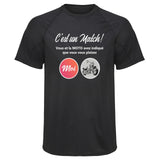 Maillot de Sport Homme Moto - T-Shirt Respirant Polyester Manches Courtes - Cadeau Sportif Anniversaire Noël Fête des Pères