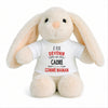 Peluche Lapin Bébé Doudou Je Veux Devenir Cadre comme Maman Cadeau Naissance Nouveau-Né Baby Shower