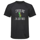 Maillot de Sport Homme Jeux Video Tortue Copie Jpeux Pas - T-Shirt Respirant Polyester Manches Courtes - Cadeau Sportif Anniversaire Noël Fête des Pères