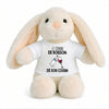 Peluche Lapin Bébé Doudou Le Copain de Boisson de Son Cousin Vin Cadeau Naissance Garçon Nouveau-Né Baby Shower