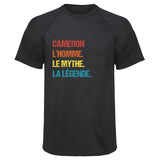 Maillot de Sport Homme pour Cameron Mythe Legende Vintage - T-Shirt Respirant Polyester Manches Courtes - Cadeau Sportif Anniversaire Noël Fête des Pères