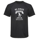 Maillot de Sport Homme Football Sexagenaire Homme - T-Shirt Respirant Polyester Manches Courtes - Cadeau Sportif Anniversaire Noël Fête des Pères